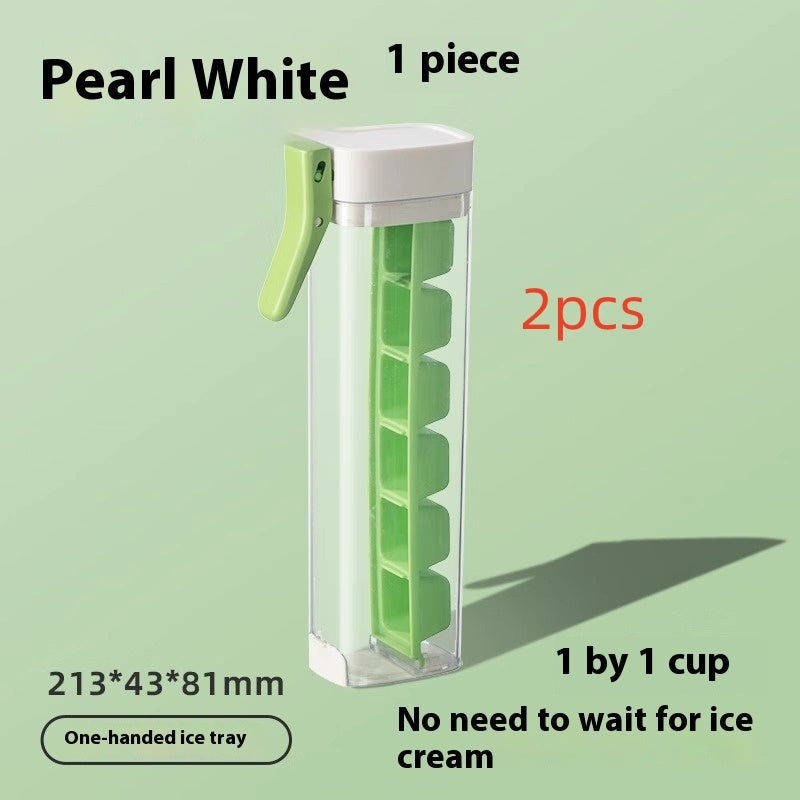Ice Cube Molds for Home Ice Maker, Food-Grade Press Ice Tray, Ice Maker with Storage Box, Kitchen Gadgets